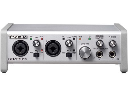 Tascam SERIES 102i 10 IN 2 OUT USB Audio MIDI Interface Supply