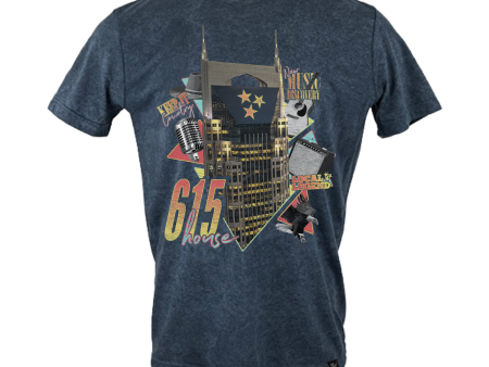 615 HOUSE - Nashville Collage: Vintage Navy For Cheap