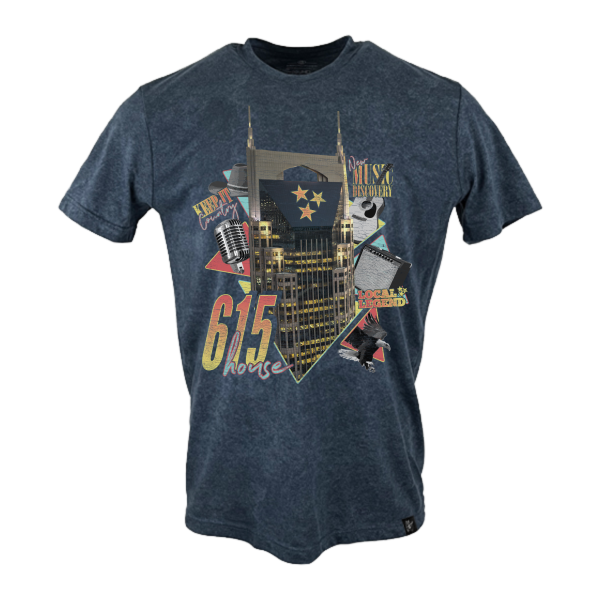 615 HOUSE - Nashville Collage: Vintage Navy For Cheap