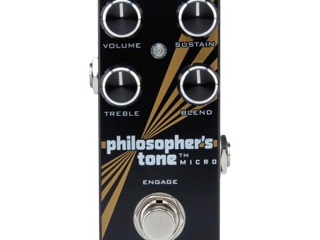 Pigtronix PTM Philosopher s Tone Micro Optical Compressor and Sustainer Foot Pedal Fashion