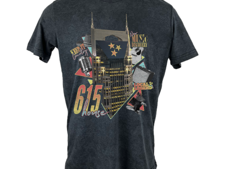 615 HOUSE - Nashville Collage: Vintage Black Cheap