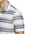 adidas Ult365 Heat.Rdy Stripe Polo Shirt - Green Spark Fashion