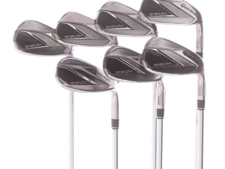 TaylorMade Stealth Steel Mens Right Hand Irons 5-SW Regular - KBS Max 85 Sale