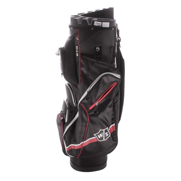 Wilson iLock Second Hand Cart Bag - Black White Red on Sale