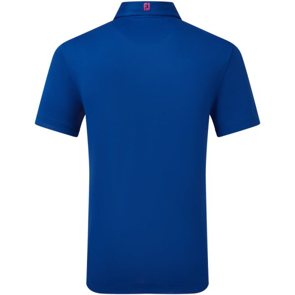 FootJoy Stretch Pique Solid Polo Shirt - Deep Blue Hot on Sale