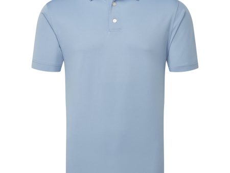 FootJoy Stretch Pique Solid Polo Shirt - Storm For Discount