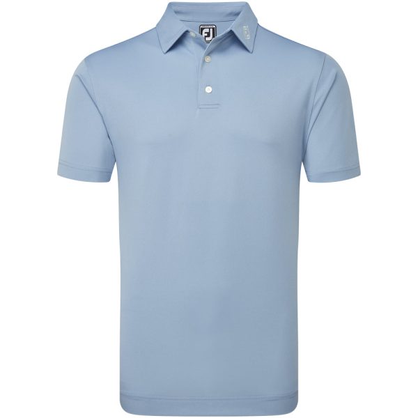 FootJoy Stretch Pique Solid Polo Shirt - Storm For Discount