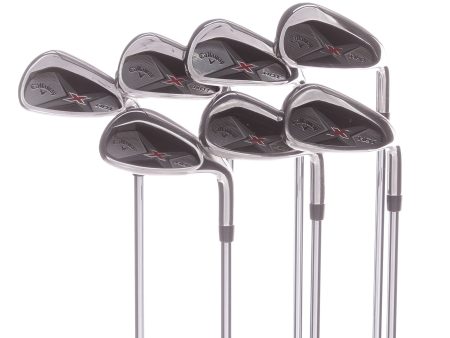 Callaway X-Hot Steel Men s Right Irons 5-SW Regular - True Temper XP 85g Sale