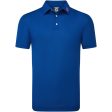 FootJoy Stretch Pique Solid Polo Shirt - Deep Blue Hot on Sale