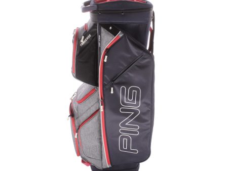 Ping Traverse Second Hand cart Bag - Blue Gray Red For Discount