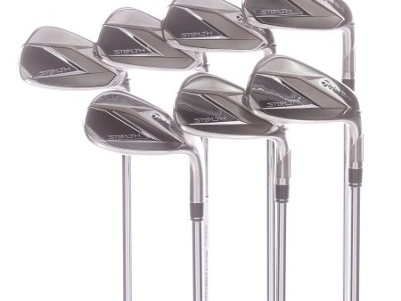 TaylorMade Stealth Steel Men s Right Irons 5-SW  Stiff - KBS Max 85 Online now