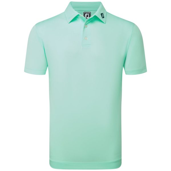 FootJoy Stretch Pique Solid Polo Shirt - Sea Glass For Cheap