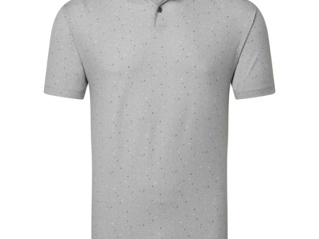 FootJoy Tweed Texture Pique Polo Shirt - Grey Cliff Fashion