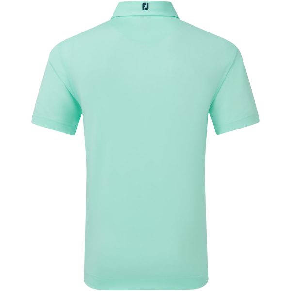 FootJoy Stretch Pique Solid Polo Shirt - Sea Glass For Cheap