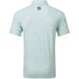 FootJoy Tweed Texture Pique Polo Shirt - Sea Glass Online now