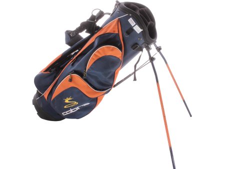 Cobra Second Hand Stand Bag - Black Blue Orange Hot on Sale