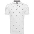 FootJoy Thistle Print Lisle Polo Shirt - White Online