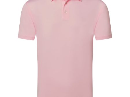 FootJoy Stretch Pique Solid Polo Shirt - Light Pink Sale