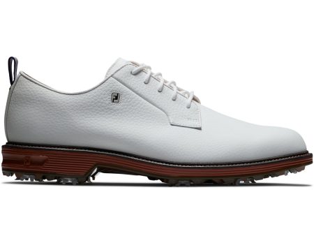 FootJoy Premiere Series Field Spiked Waterproof Shoes - White White Brick Supply